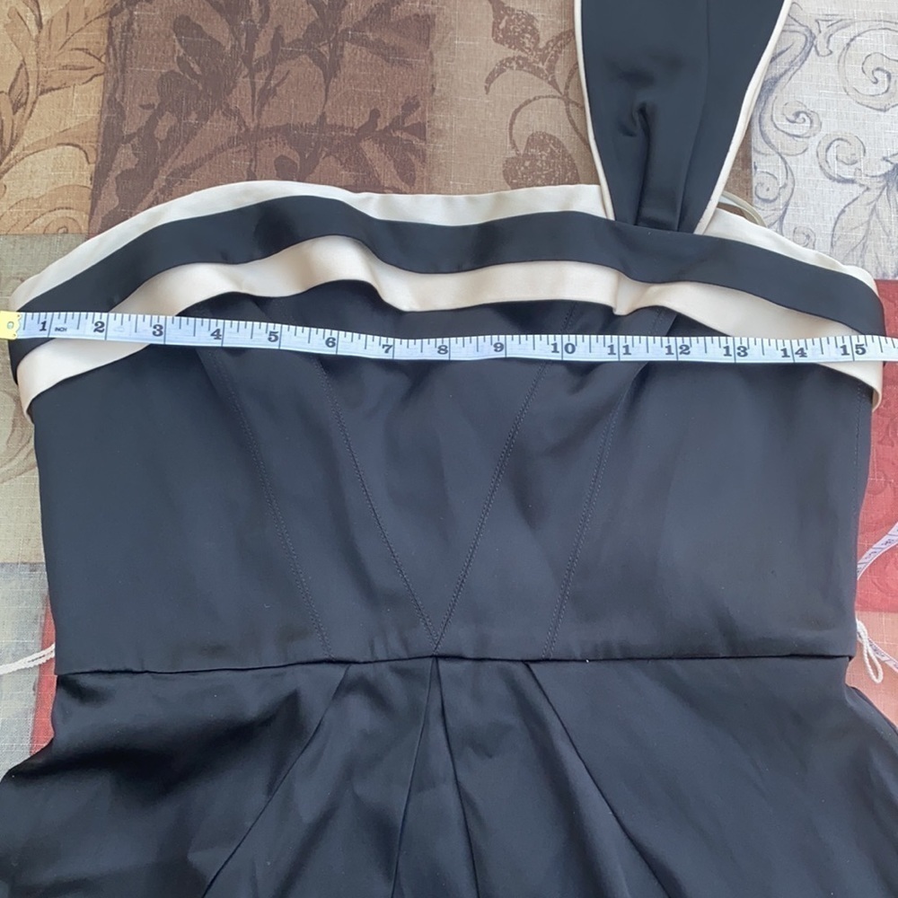 BCBGMaxAzria one shoulder black cocktail dress - Picture 11 of 11